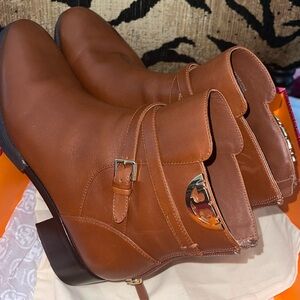 Tory Burch Women's Brown Ankle Boots